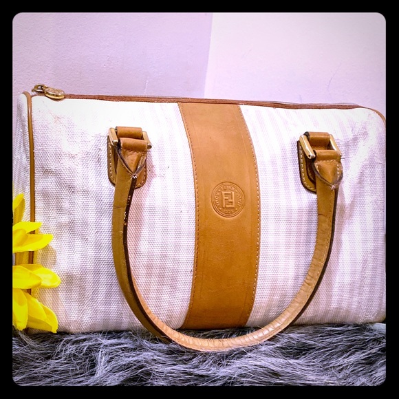 Fendi Handbags - 💯 FENDI VINTAGE PEQUIN SATCHEL